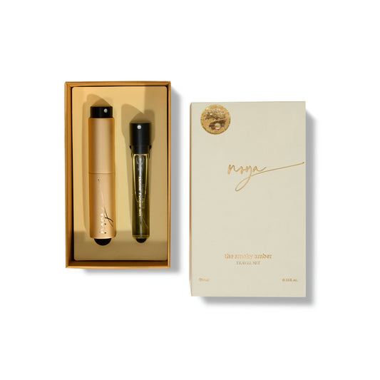 The Smoky Amber Travel Set