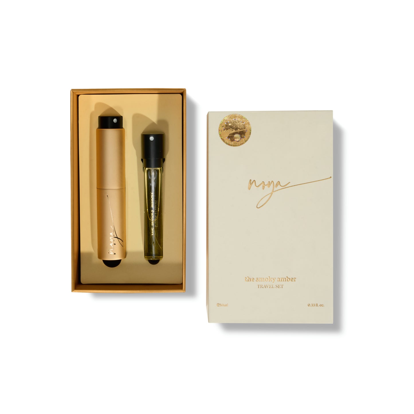 The Smoky Amber Travel Set