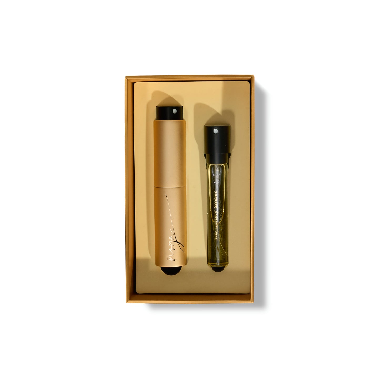 The Smoky Amber Travel Set
